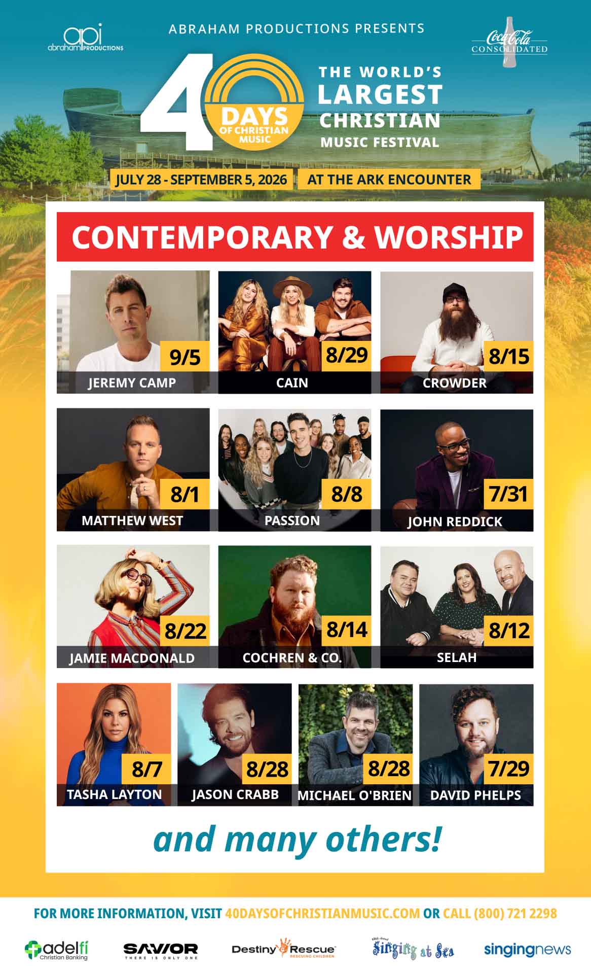 40 Days Of Christian Music | Contemporary / Praise & Worship